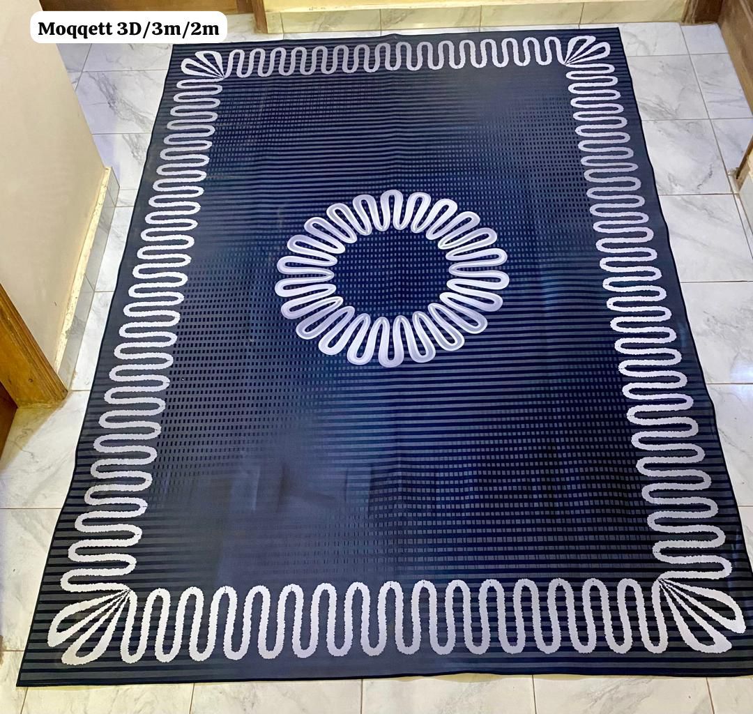 Tapis Moquette 3D Moderne – 3m x 2m | Style Oriental Élégant