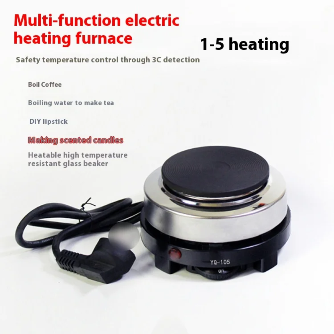 ✅ Réchaud Électrique Mini Plaque Chauffante 220V – 500W Compact et Portable