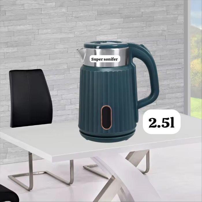 Bouilloire Électrique 2,5L – Grande Capacité et Chauffe Rapide