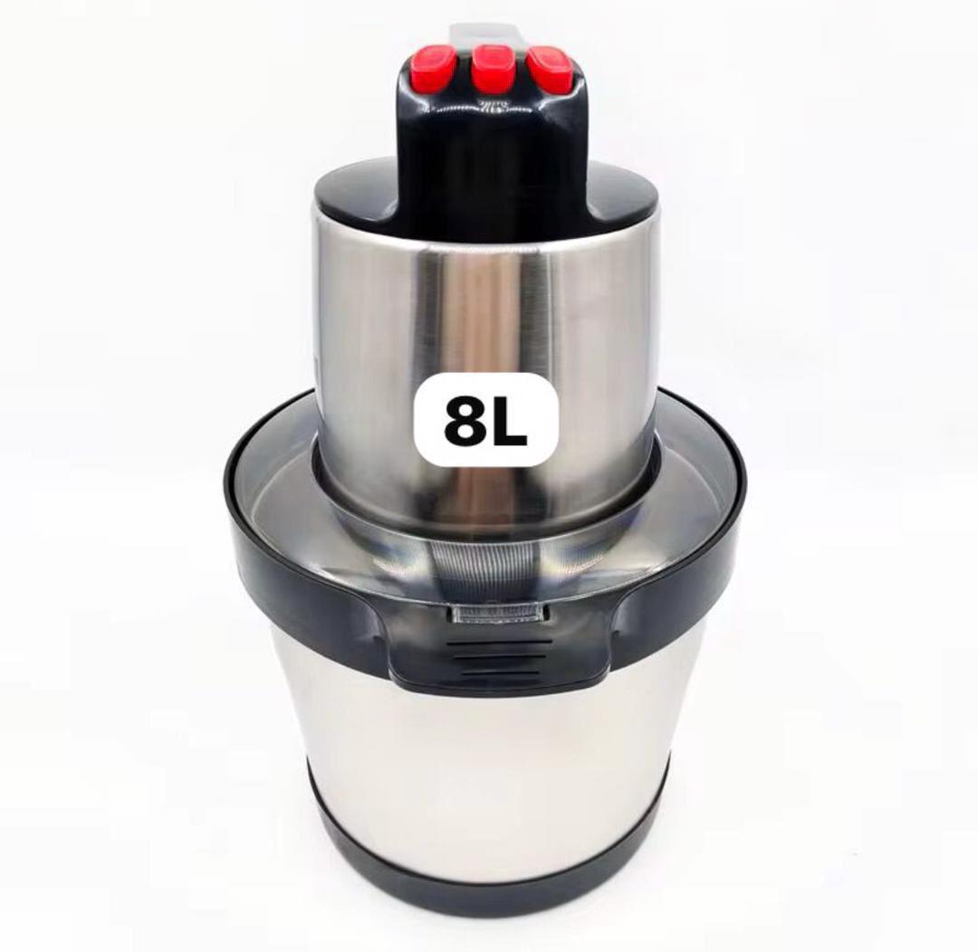 Hachoir Électrique Professionnel 8 Litres – Grande Capacité Acier Inoxydable