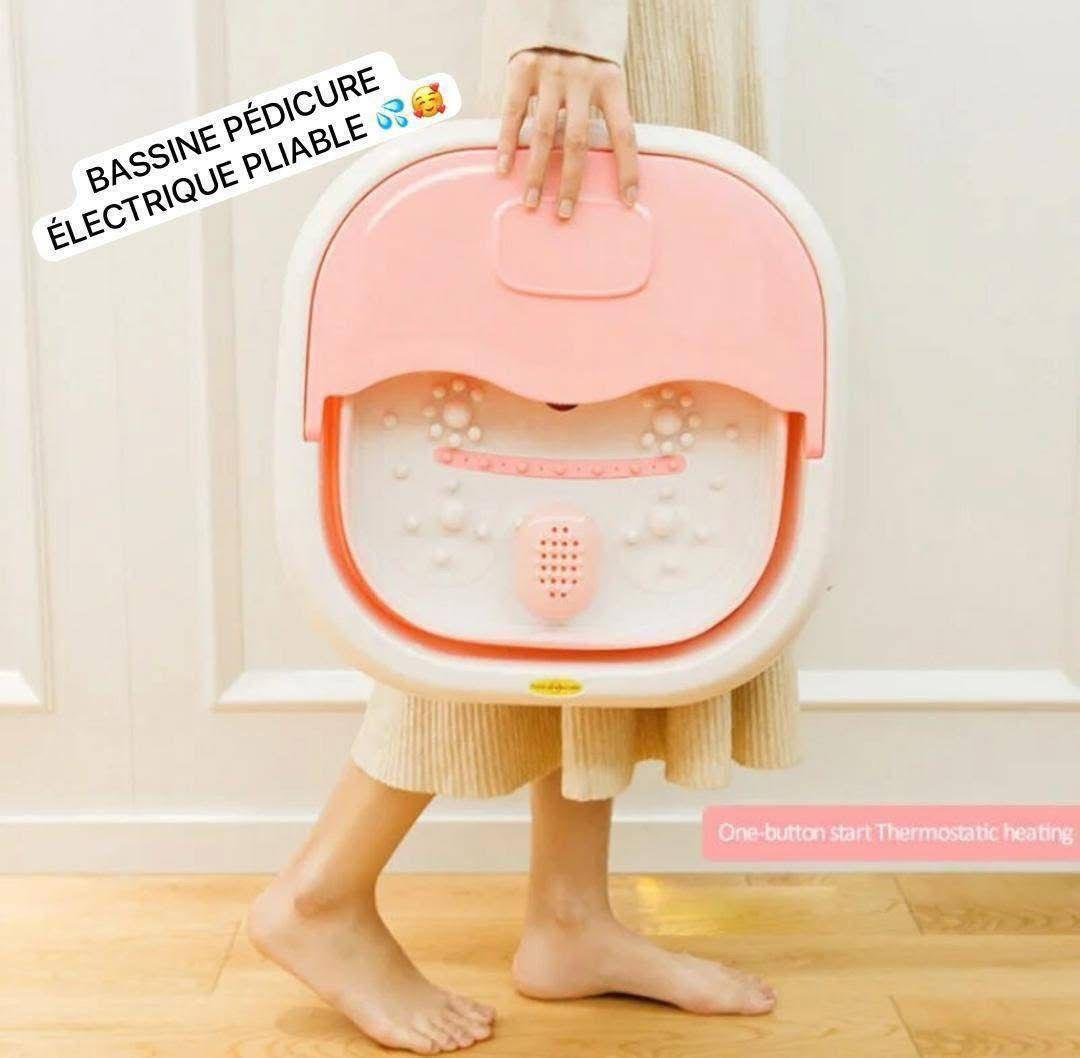 🧖♀️ Bassine Pédicure Électrique Pliable – Relaxation & Soin des Pieds