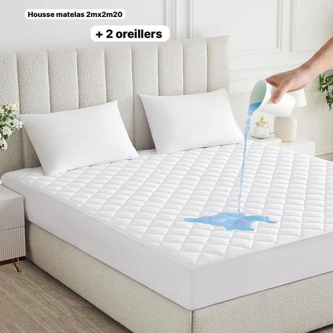 House pour Matelas Flexible 2m x 2,20m avec Deux Oreilles