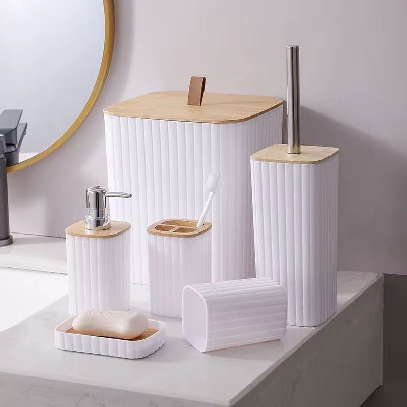 6 Pièces Sets de Salle de Bain