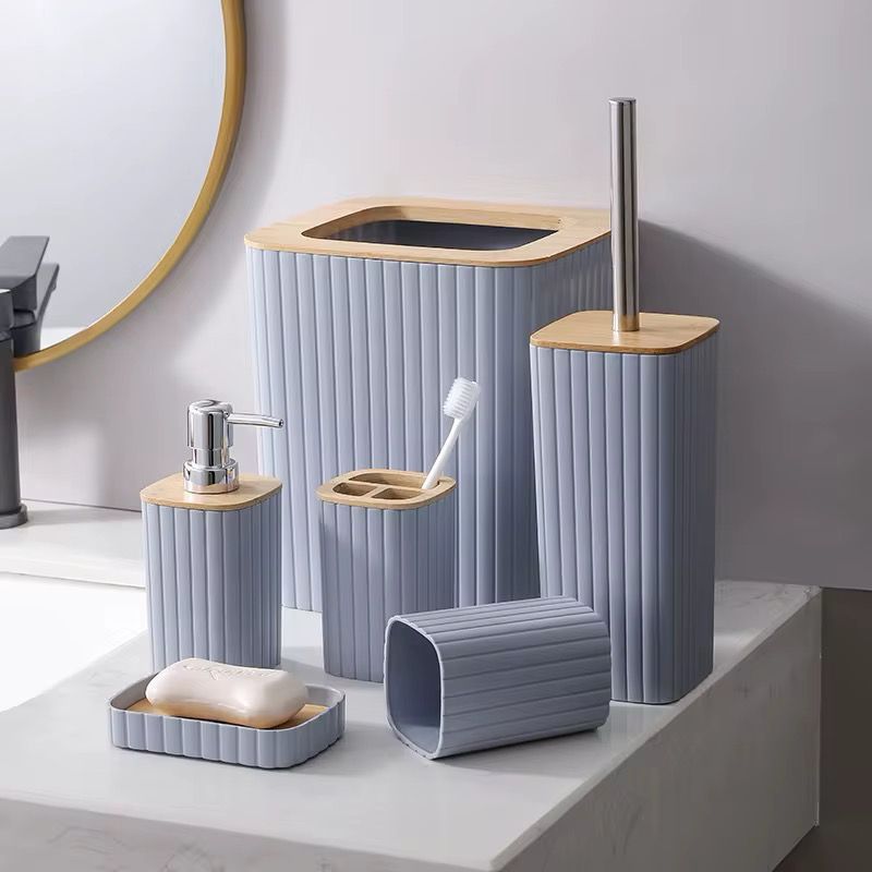 6 Pièces Sets de Salle de Bain