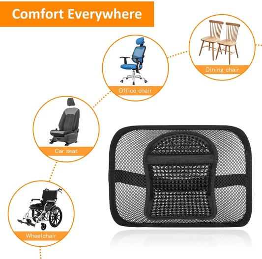 ✅ Coussin de Support Lombaire en Maille Respirante