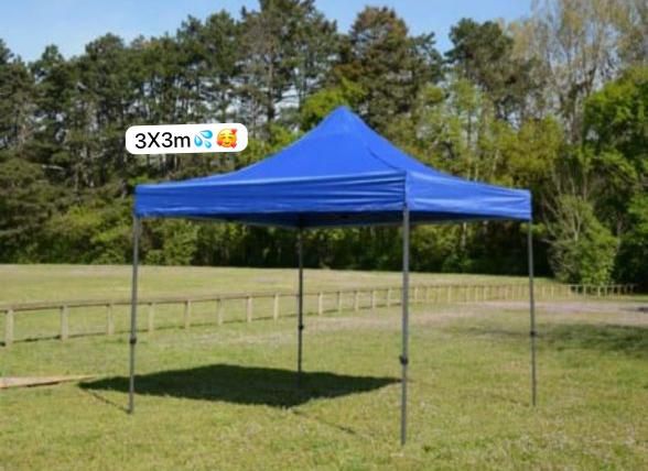 Tente Démontable 3m x 3m – Imperméable & Facile à Installer