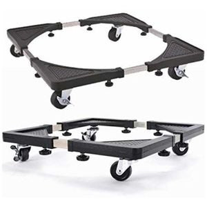 🛠️ Support Frigo Réglable pour Électroménagers – Base à Roulettes Ultra Robuste