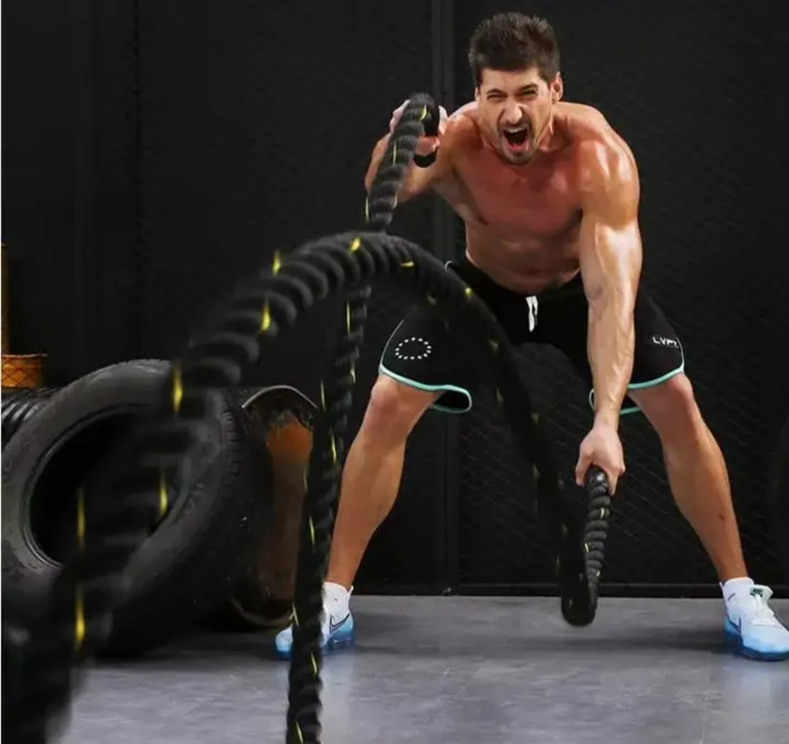 Corde à Sauter Lourde en Nylon – Entraînement Cardio & Renforcement