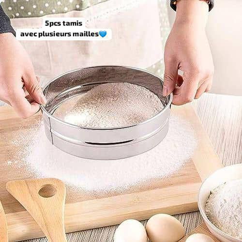Tamis 5 pcs avec plusieurs mailles