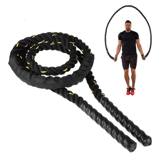 Corde à Sauter Lourde en Nylon – Entraînement Cardio & Renforcement