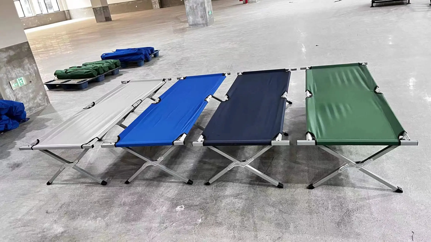 Lit de Camp Pliable avec Sac de Transport – Léger et Résistant