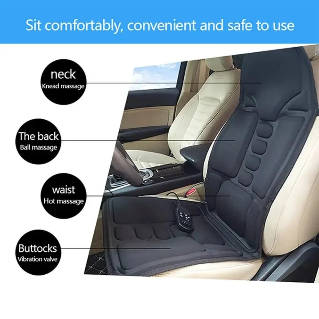 Coussin de Massage Électrique – Relaxation du Dos, Nuque et Lombaires