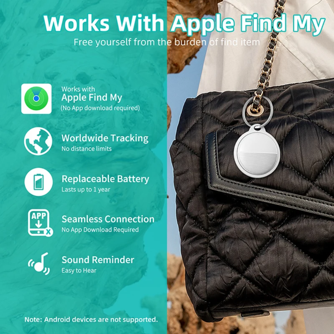 Loshall Tag – Traceur Bluetooth Compatible avec Apple Find My
