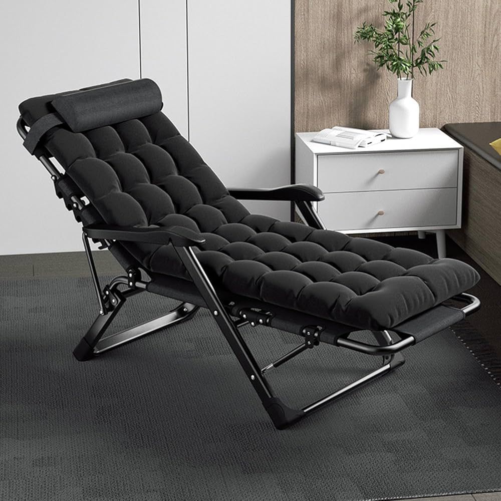 Fauteuil Relax Pliable Haut Confort – Dossier Réglable et Coussin Épais