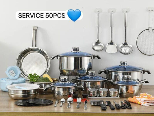 “Pack Cuisine 50 PCS – Tout-en-Un pour Cuisiner Facilement” 👇🔥