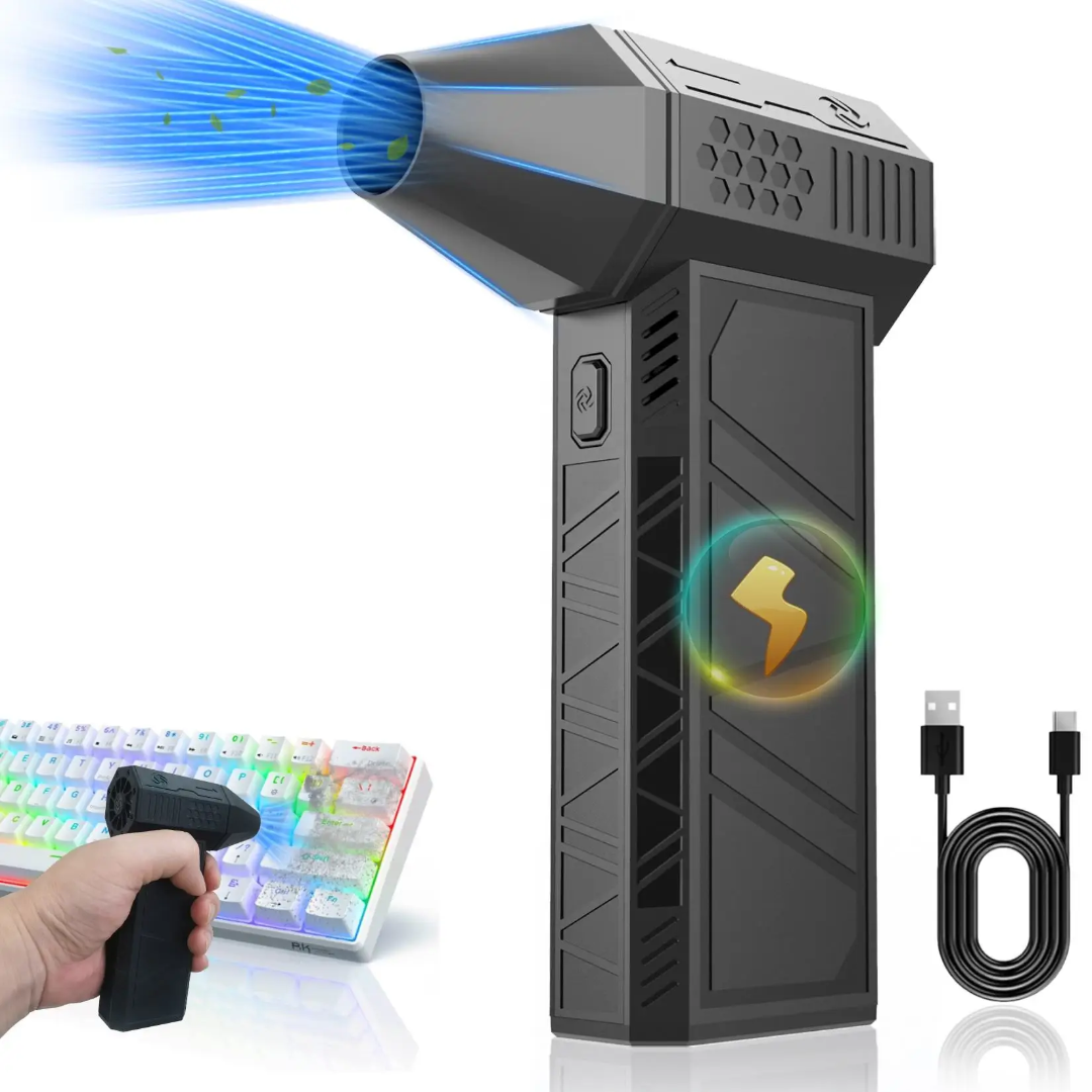 Souffleur Électrique USB – Nettoyage Puissant pour Claviers, Voitures et Recoins