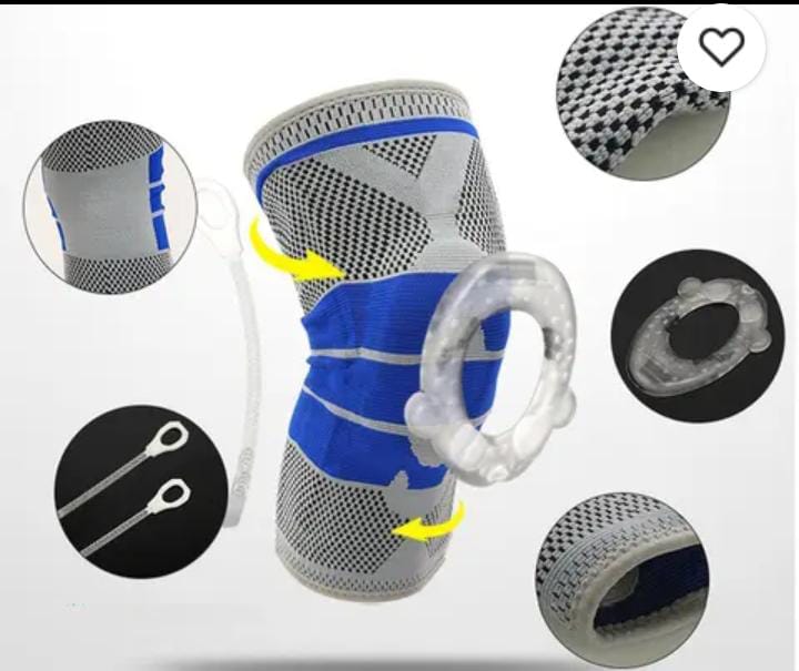 "Genouillère Ergonomique 3D avec Stabilisateur Latéral – Protection de Pointe"