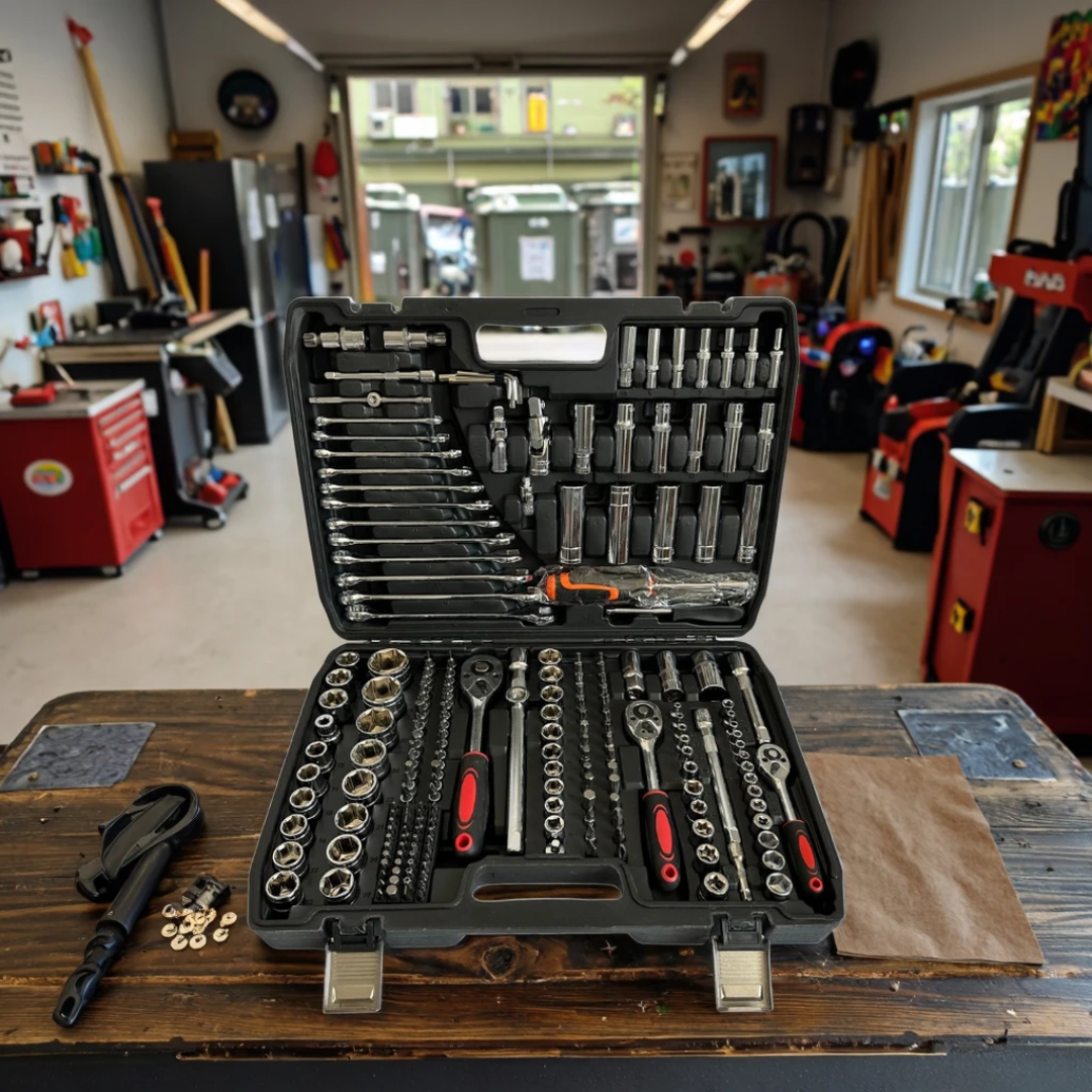 Clé à Douille 216 Pièces – Coffret Complet Professionnel