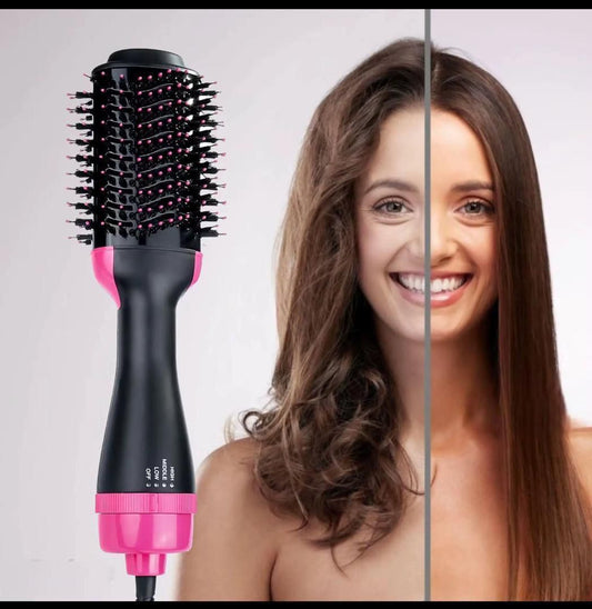 Brosse Lissante 2 en 1 – Sèche et Lisse en Un Seul Geste !