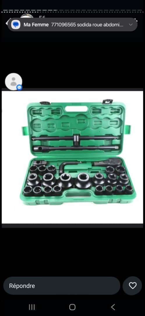 Coffret Douilles à Chocs 1 Pouce – 26 Pièces Résistantes Haute Pression