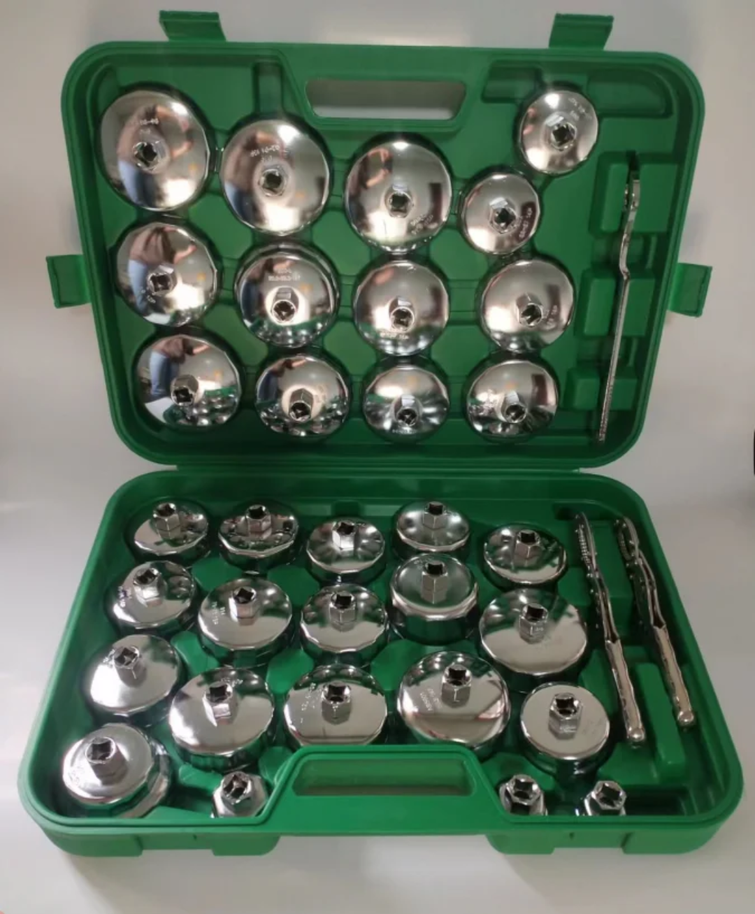 Coffret 31 Pièces Démonte-Filtres à Huile Universel avec Étui de Rangement