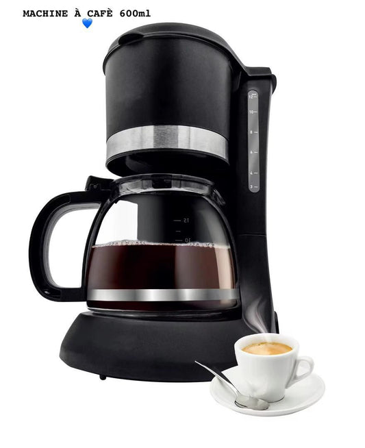 Machine à Café Électrique 600 ml – Simple, Rapide et Efficace