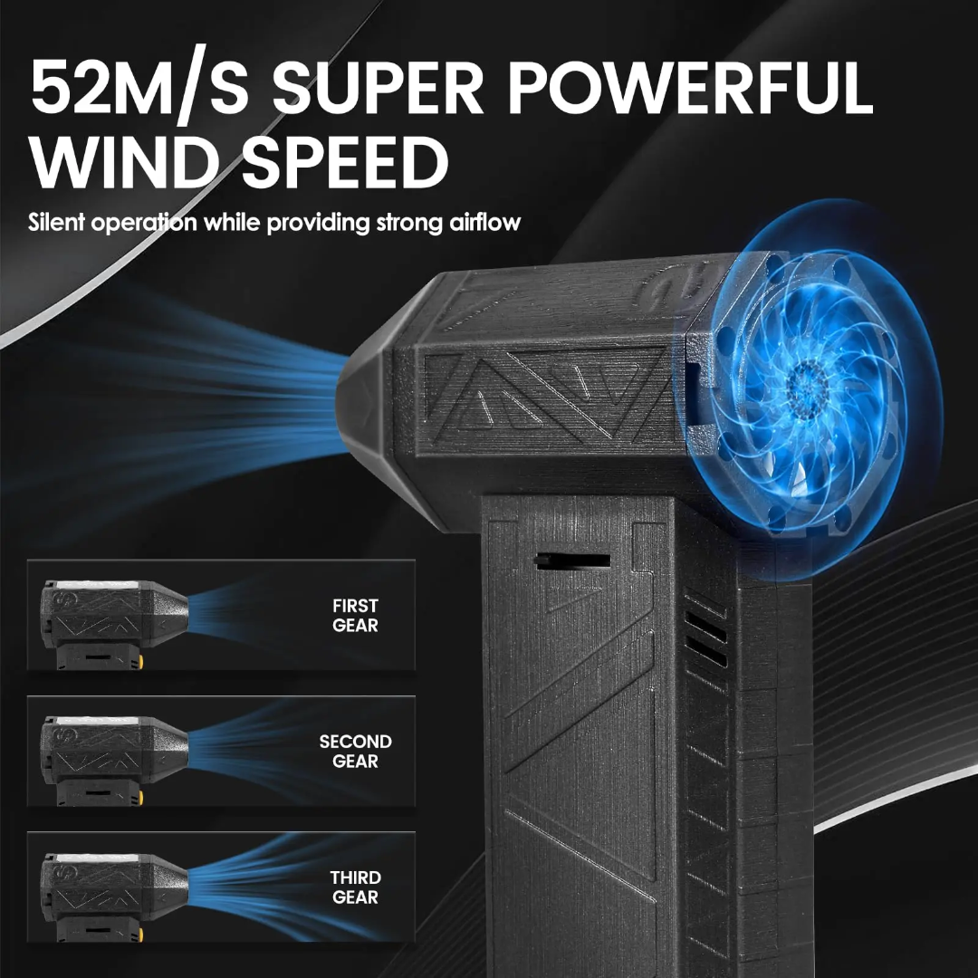 Souffleur Électrique USB – Nettoyage Puissant pour Claviers, Voitures et Recoins