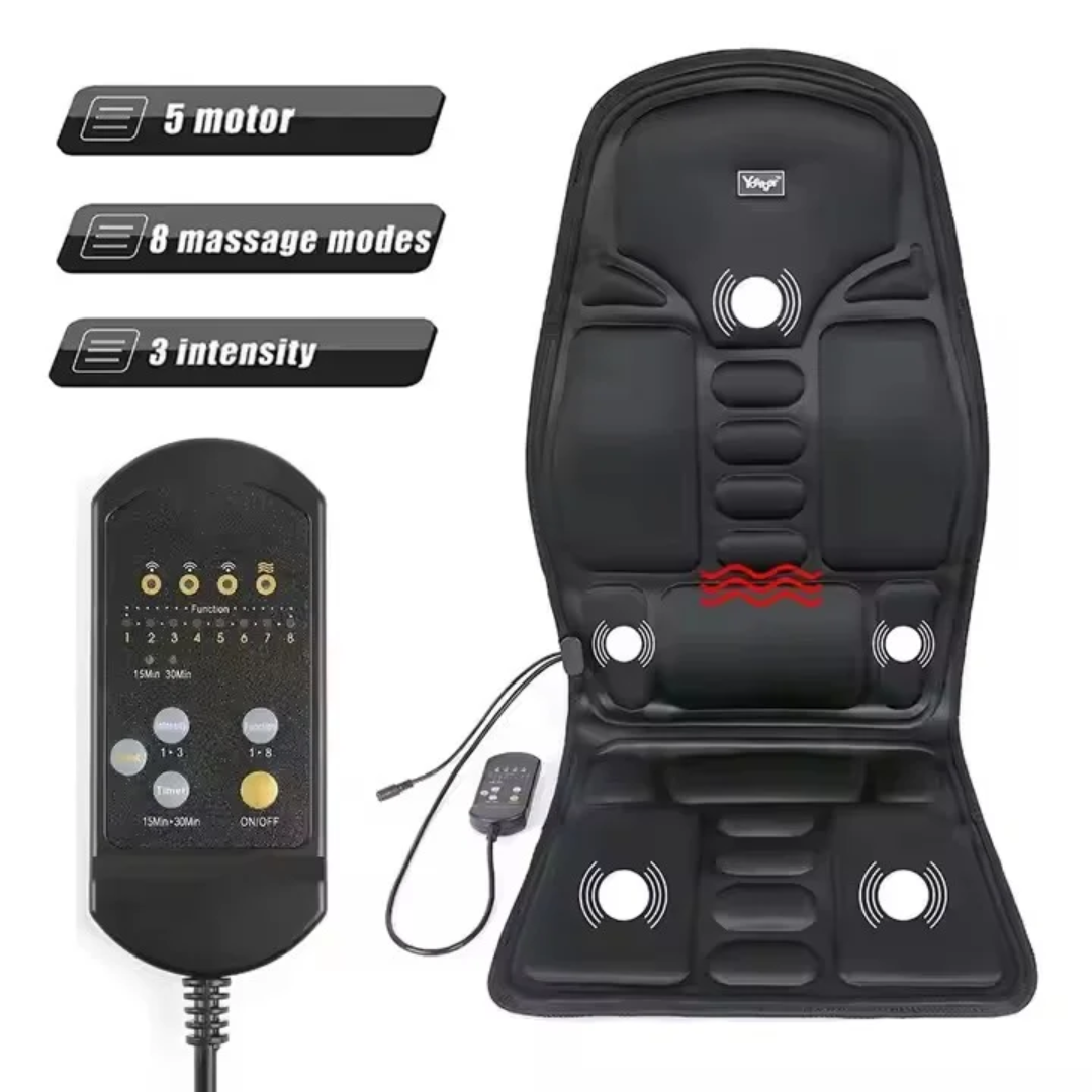 Coussin de Massage Électrique – Relaxation du Dos, Nuque et Lombaires